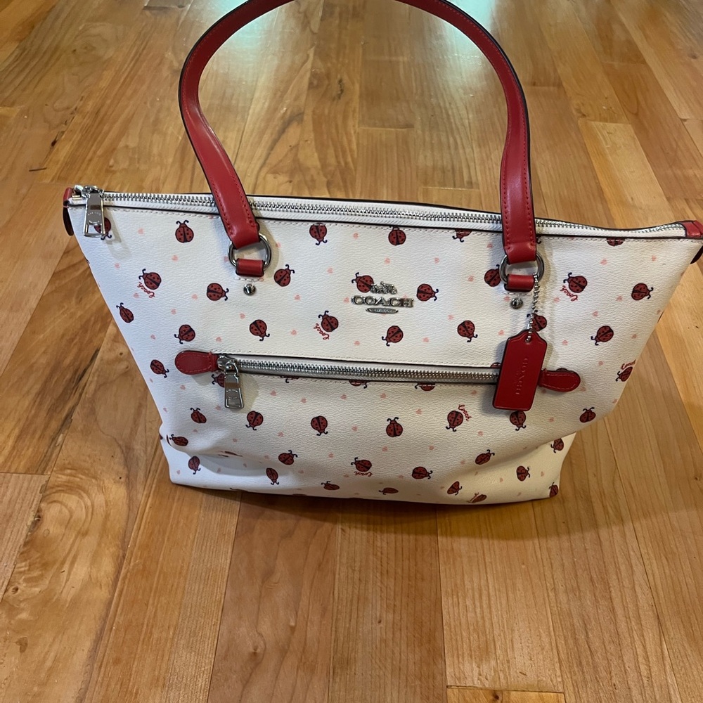 Coach Gallery Ladybug Tote Bag